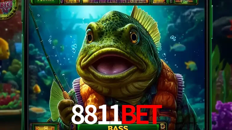 Personagem de peixe pescador do popular jogo de slot com tema de pescaria, uma das emocionantes opções de caça-níqueis para jogar e ganhar no cassino 8811bet.